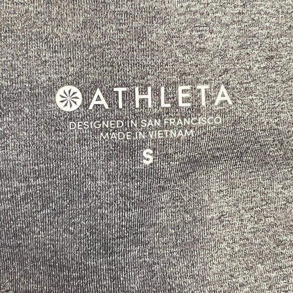 Athleta Essex Hybrid Joggers Gray Black Women Medium Tights Active Run Size S - Picture 7 of 8